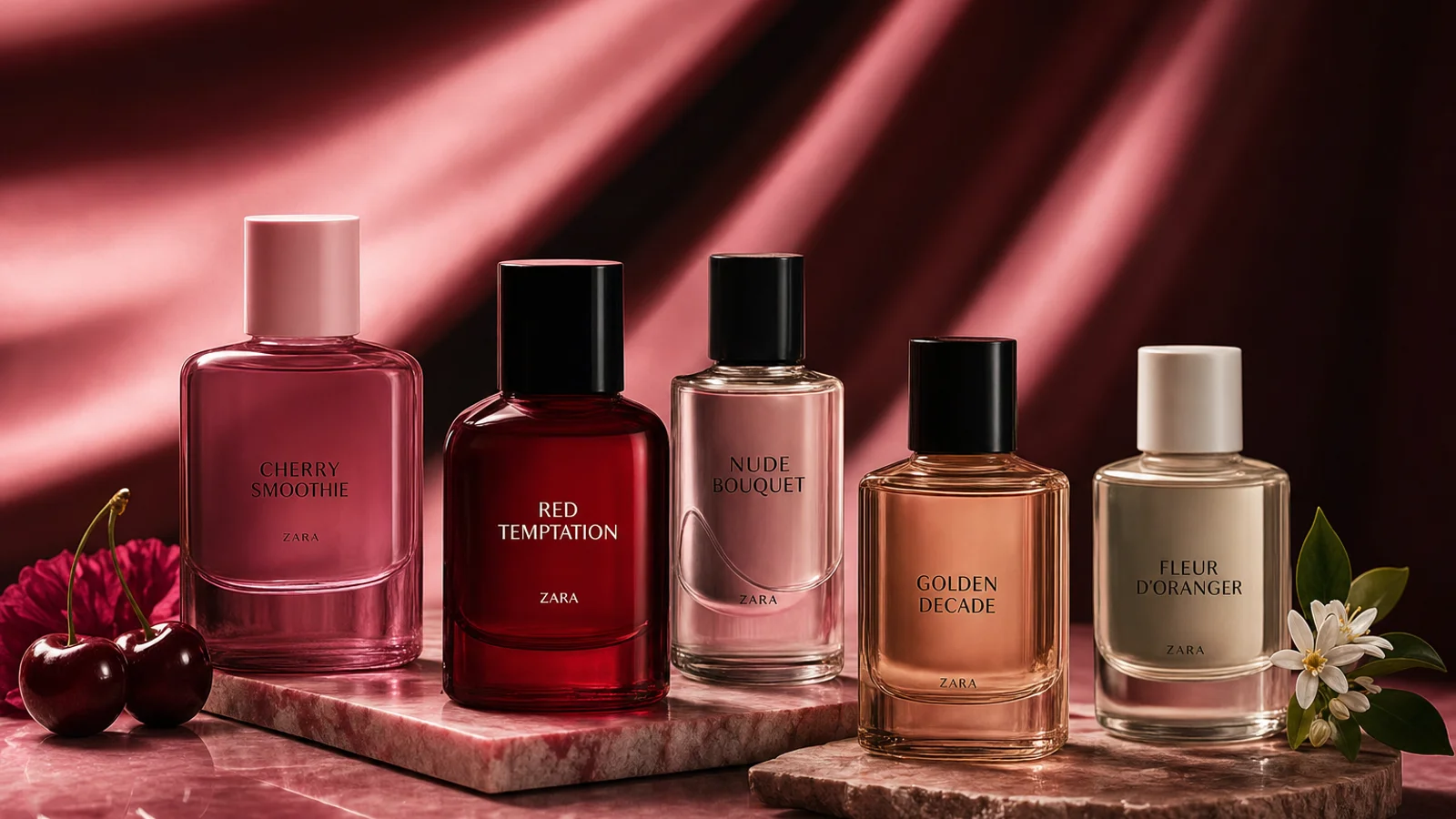 Editorial hero illustration for the article: Best Zara Perfume Dupes 2026