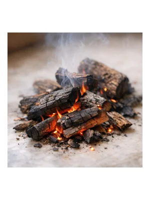 Burning Wood