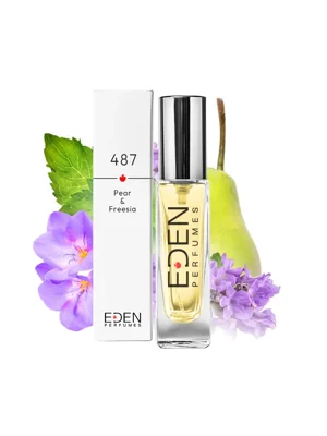 No.487 English Pear and Freesia Eau de Parfum bottle