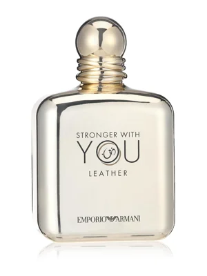 Emporio Armani Stronger With You Leather Eau de Parfum bottle
