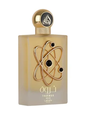 Tharwah Gold Eau de Parfum bottle
