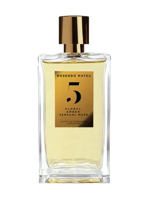 Rosendo Mateu Nº 5 Floral, Amber, Sensual Musk Eau de Parfum bottle