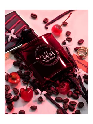 Black Opium Over Red Eau de Parfum bottle